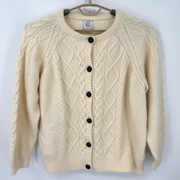 Urban Outfitters BDG Fisherman Cable Knit Cardigan Sweater Size Large - Picture 2 of 7